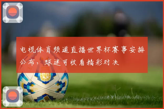 电视体育频道直播世界杯赛事安排公布,球迷可收看精彩对决