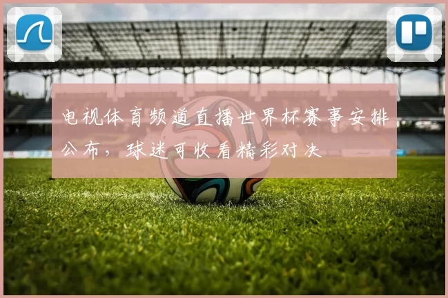电视体育频道直播世界杯赛事安排公布,球迷可收看精彩对决